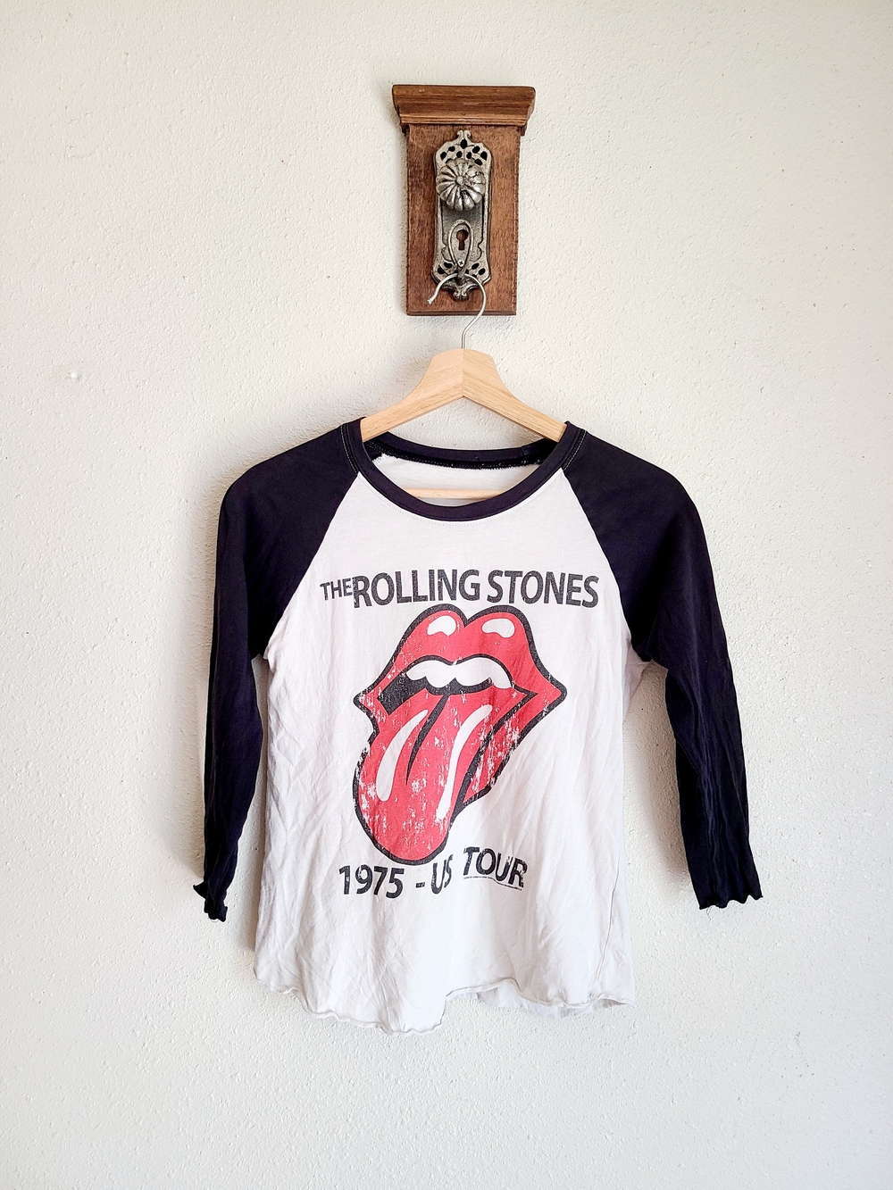 The Rolling Stones Long-Sleeve Tee in Black & White